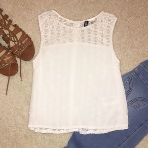 H&M Floral Tank Blouse